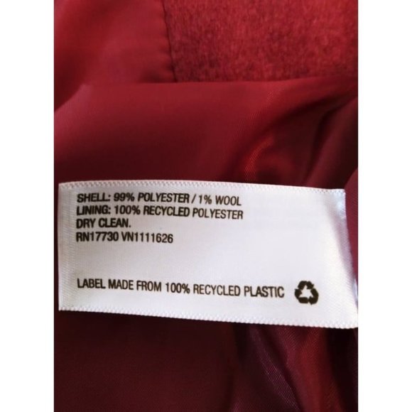 Women's a new day Sweet Rose Duffel Overcoat - Picture 7 of 7